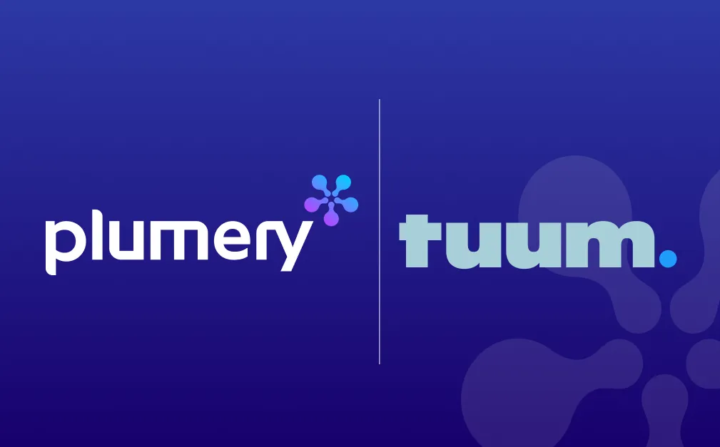 Plumery and Tuum wordmarks side by side